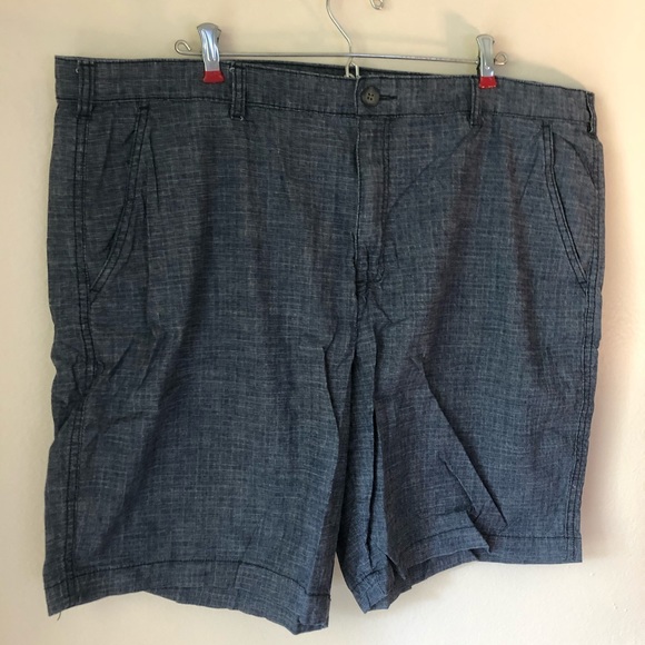 Marc Anthony shorts blue flat front 42 - Picture 3 of 6